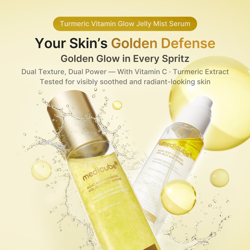Kojic Acid Turmeric Vitamin Gold Jelly Mist Serum V0
