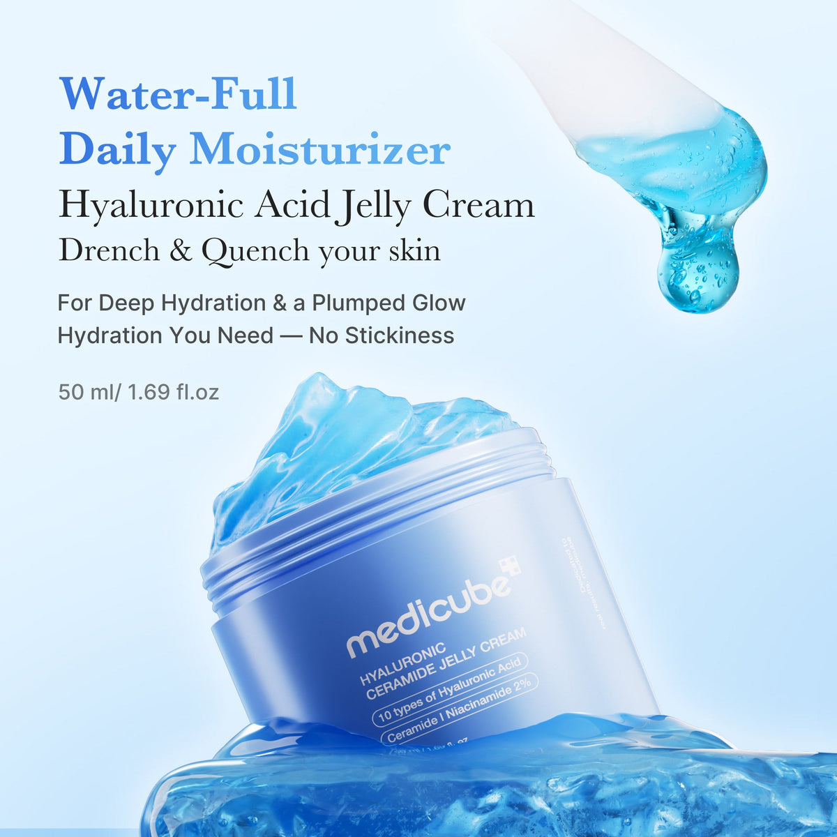 Hyaluronic Ceramide Moisturizing Jelly Cream Q9