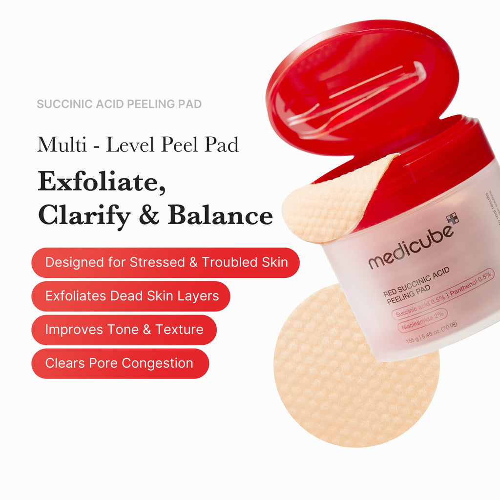 Red Succinic Acid Panthenol Pads Z9