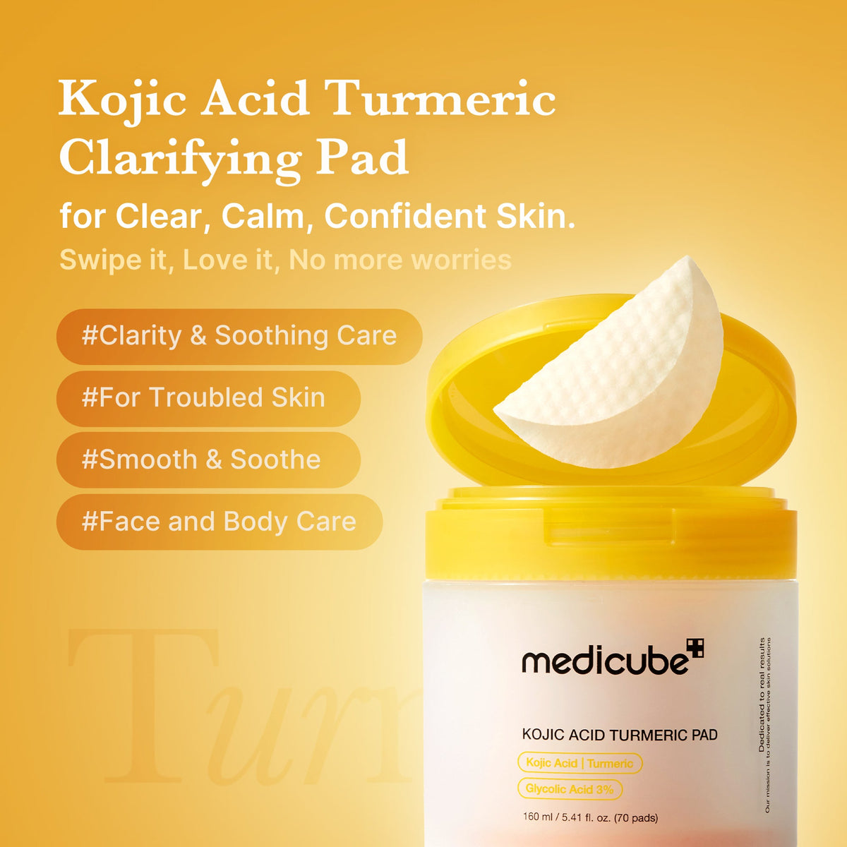 Kojic Acid Tumeric Toner Pad K0