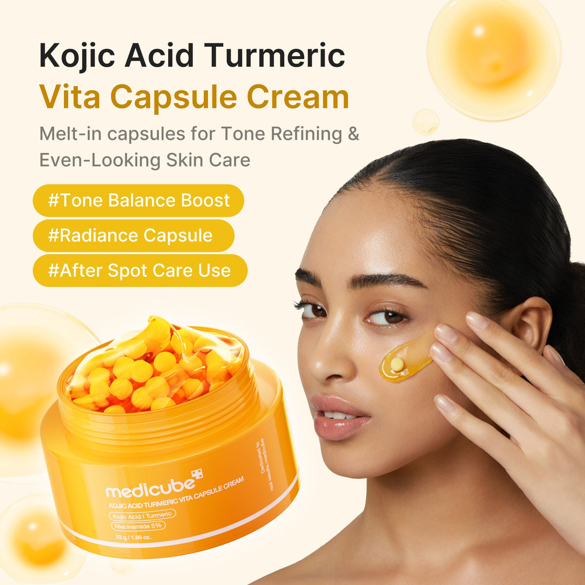 Kojic Acid Turmeric Vita Capsule Cream Z7