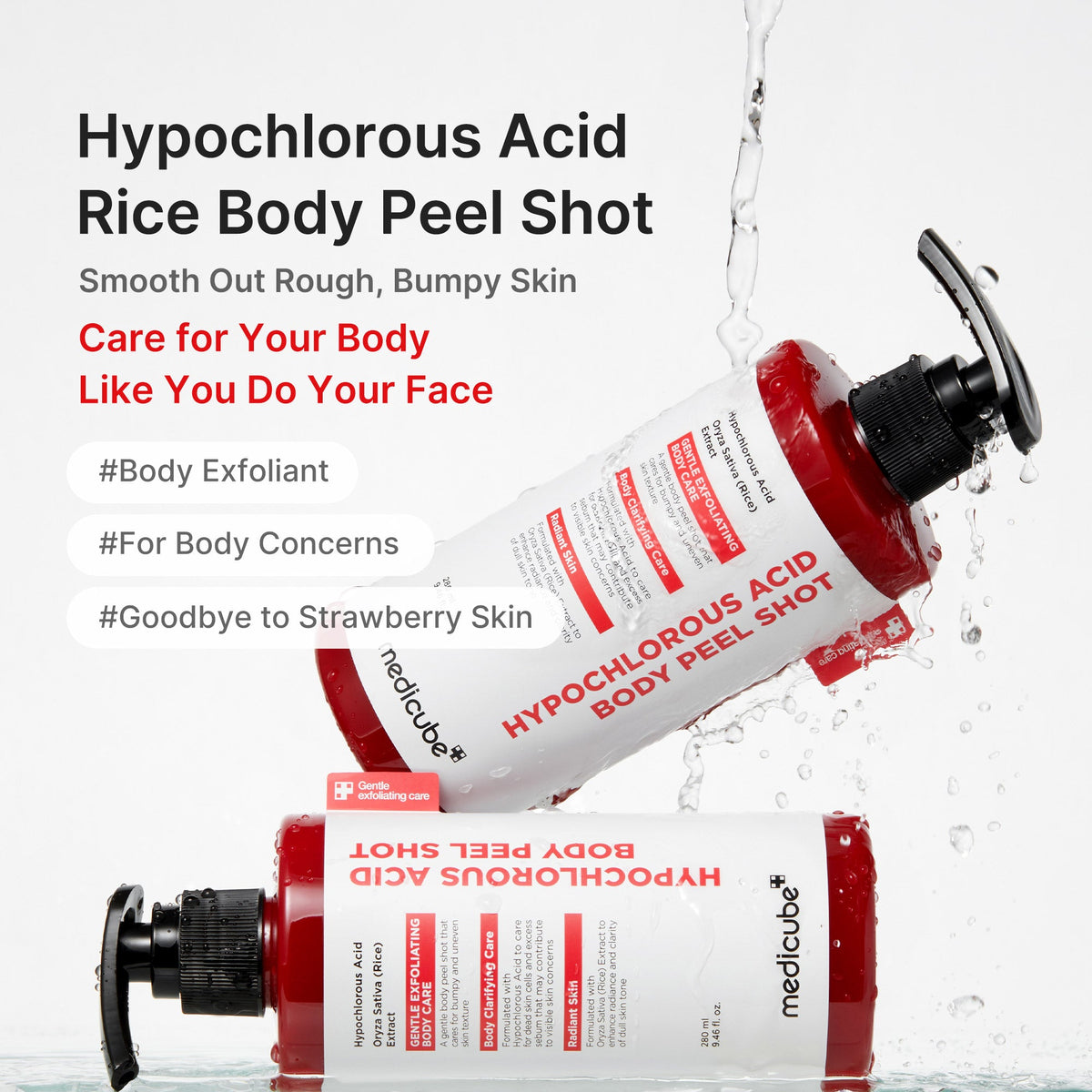 Hypochlorous Acid Rice Body Peel Shot C2