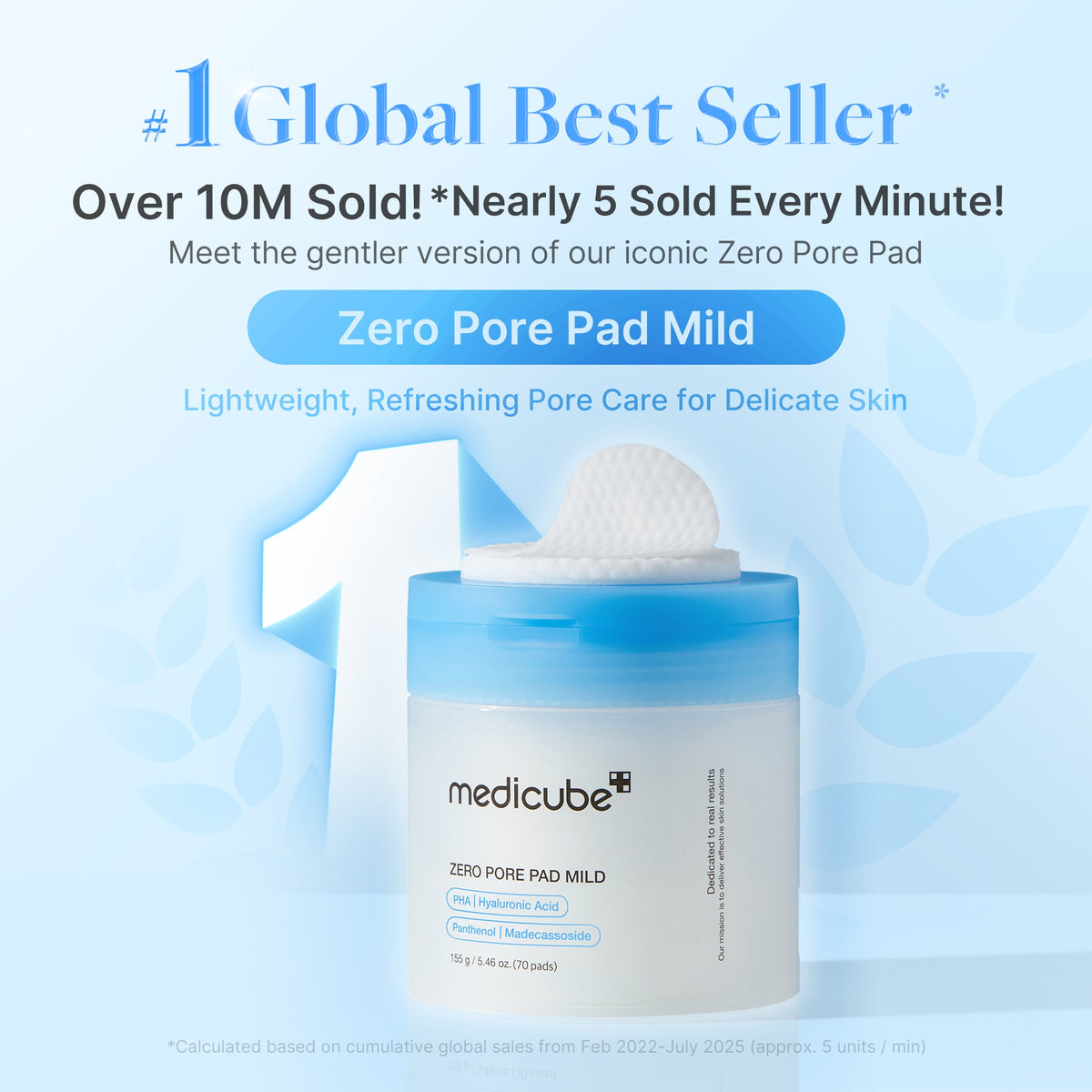 Zero Pore Madecassoside Pads (Mild) E5