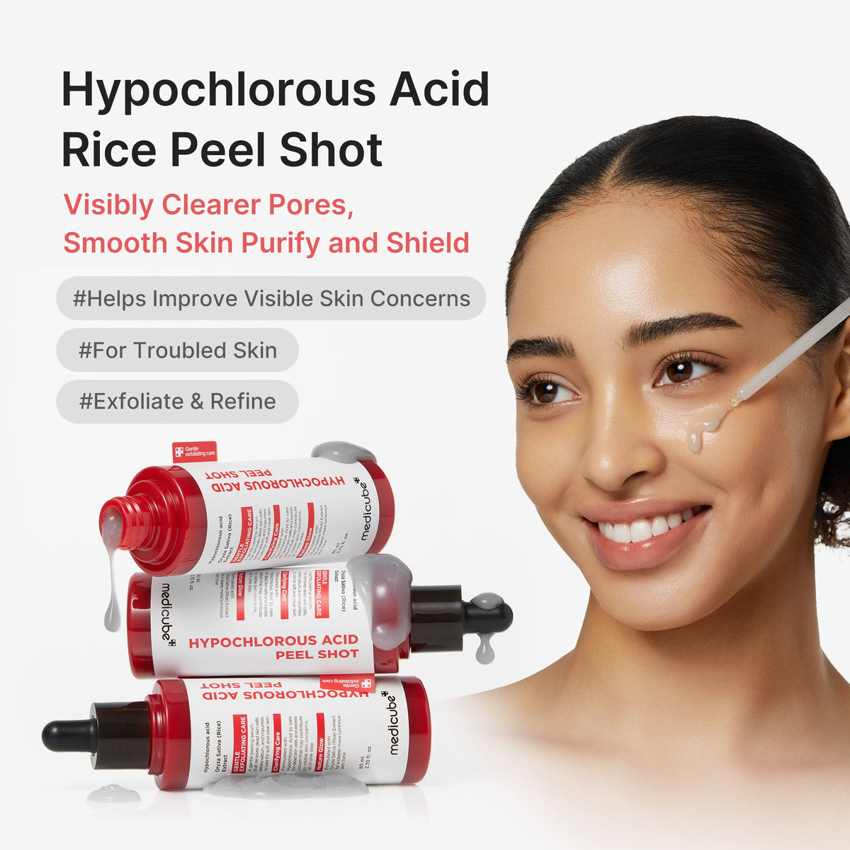 Hypochlorous Acid Rice Peel Shot U9