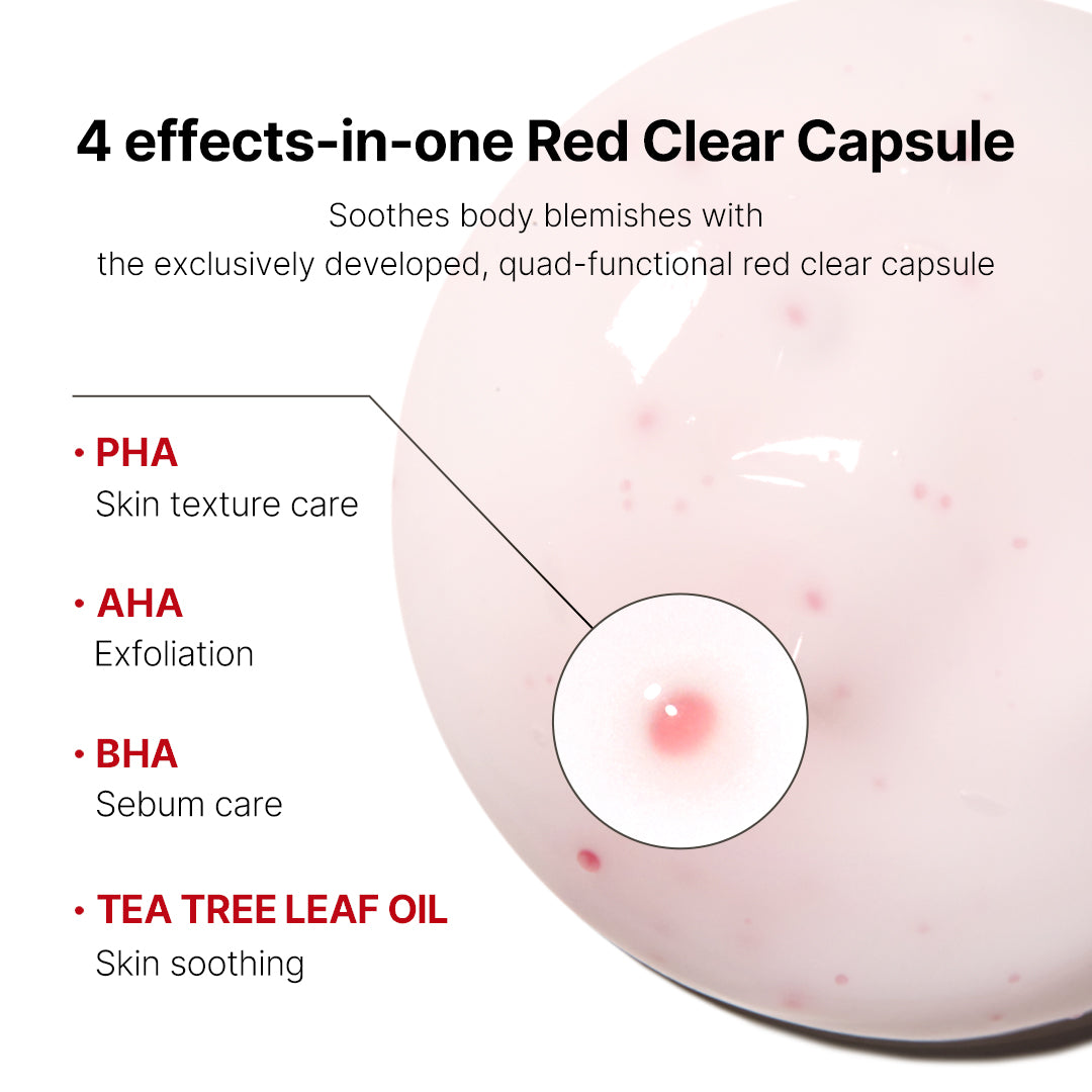 Red Clear Capsule Body Lotion N6