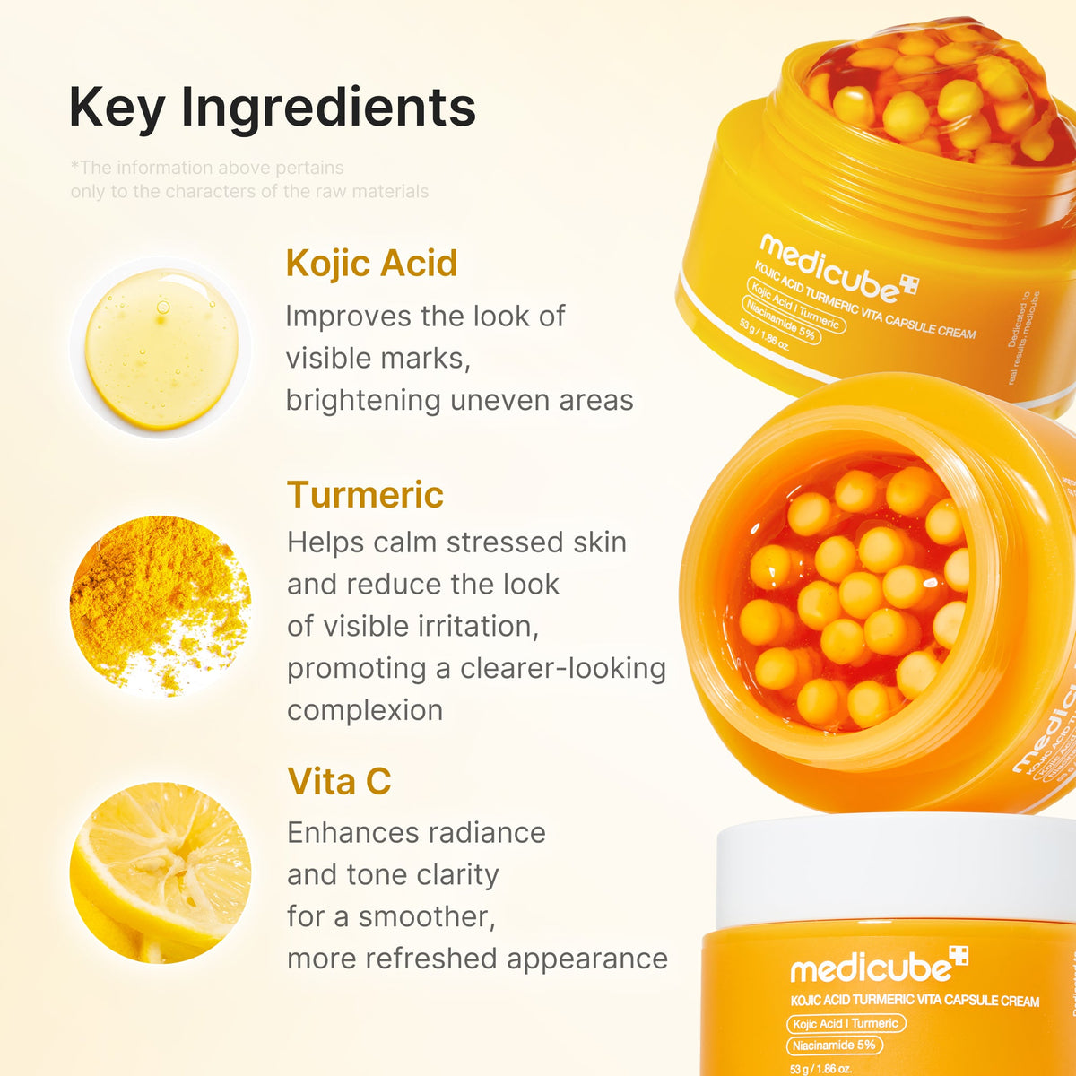 Kojic Acid Turmeric Vita Capsule Cream Z7