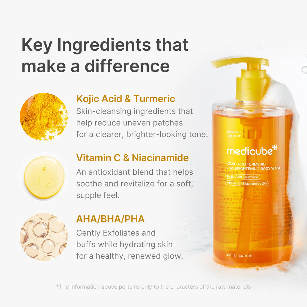 Kojic Acid Turmeric Brightening Body Wash G5