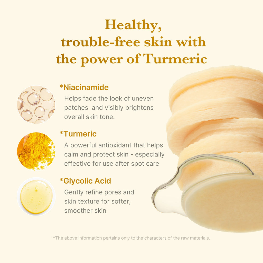 Kojic Acid Tumeric Toner Pad K0