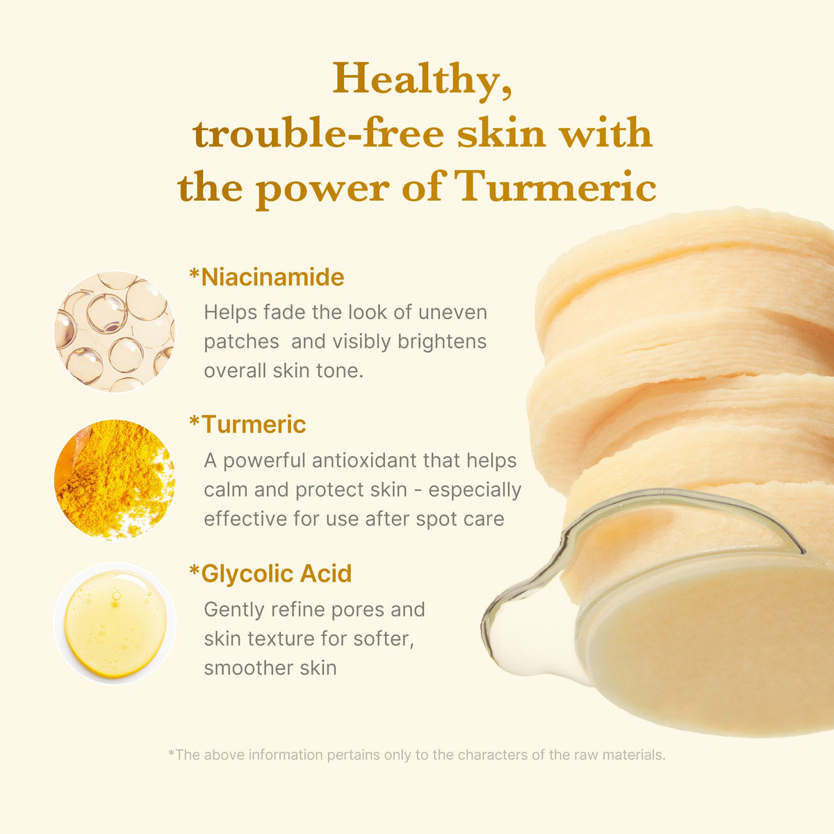 Kojic Acid Tumeric Toner Pad K0