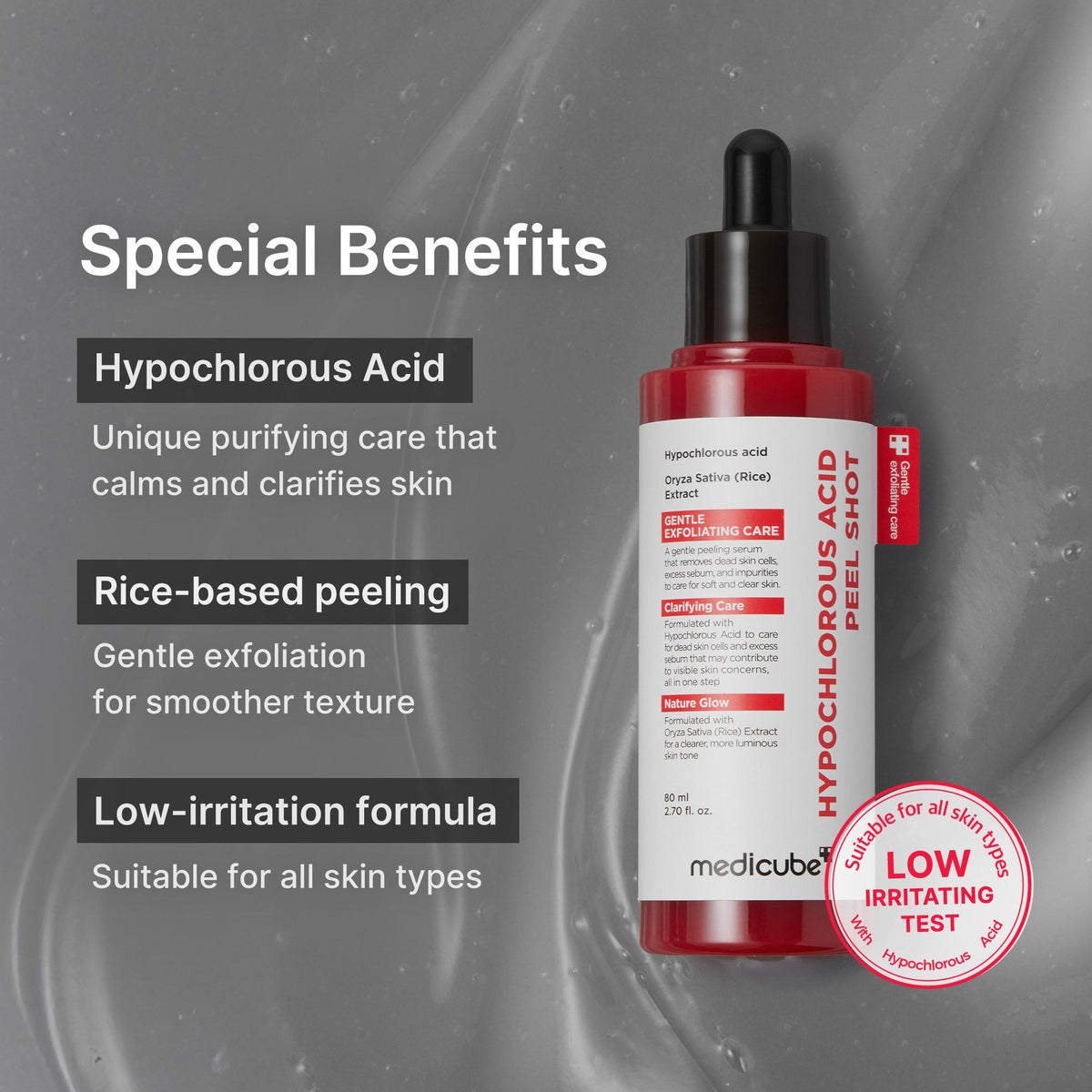 Hypochlorous Acid Rice Peel Shot U9