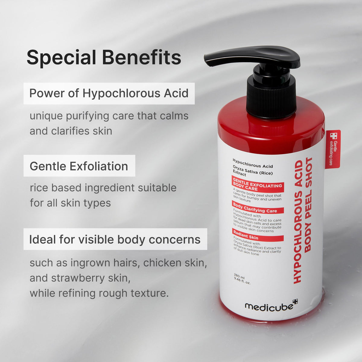 Hypochlorous Acid Rice Body Peel Shot C2