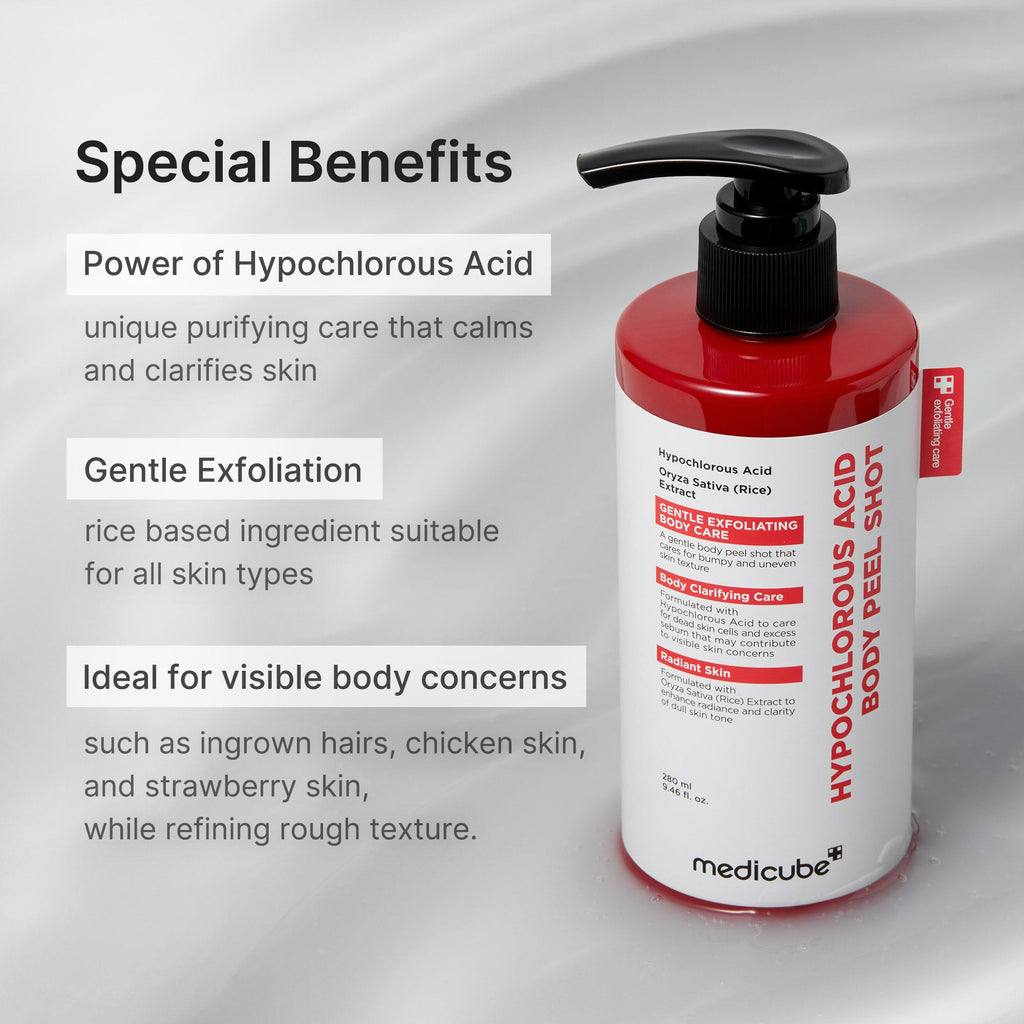 Hypochlorous Acid Rice Body Peel Shot E1