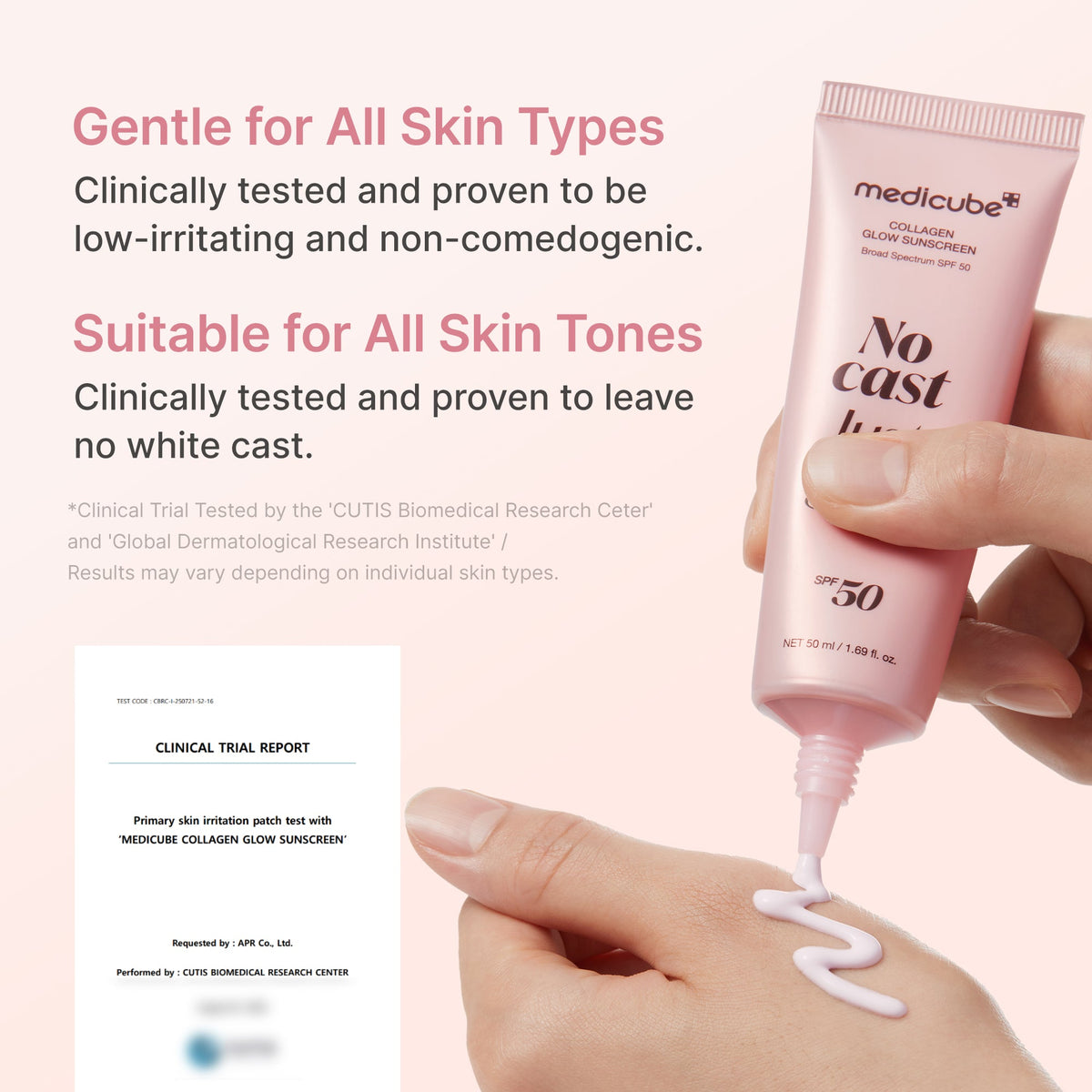No Cast Just Glow Collagen Sunscreen G7