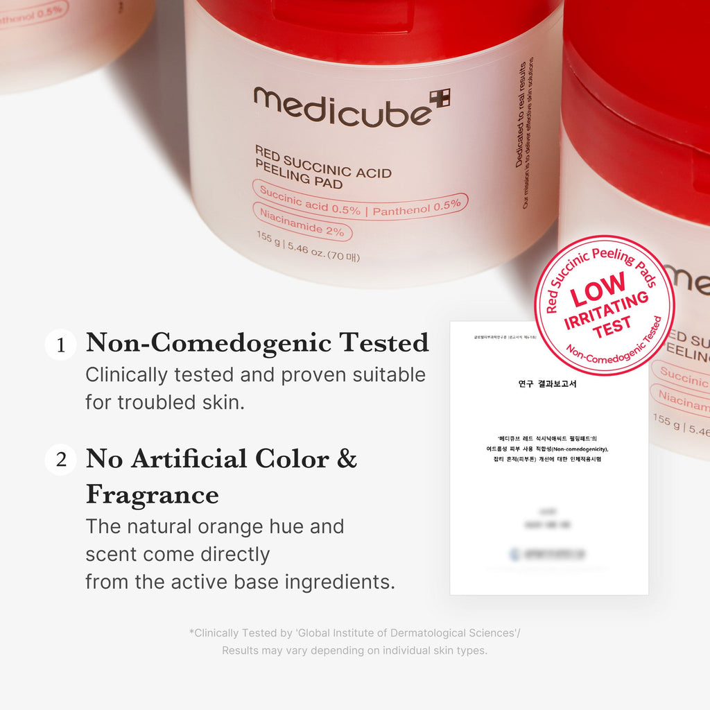 Red Succinic Acid Panthenol Pads Z9