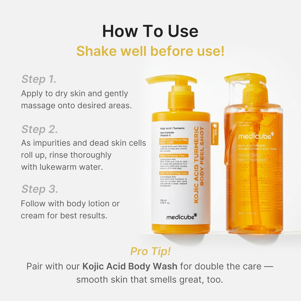 Kojic Acid Turmeric Body Peel Shot P6