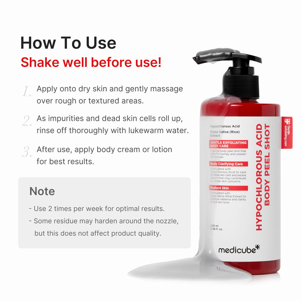 Hypochlorous Acid Rice Body Peel Shot C2