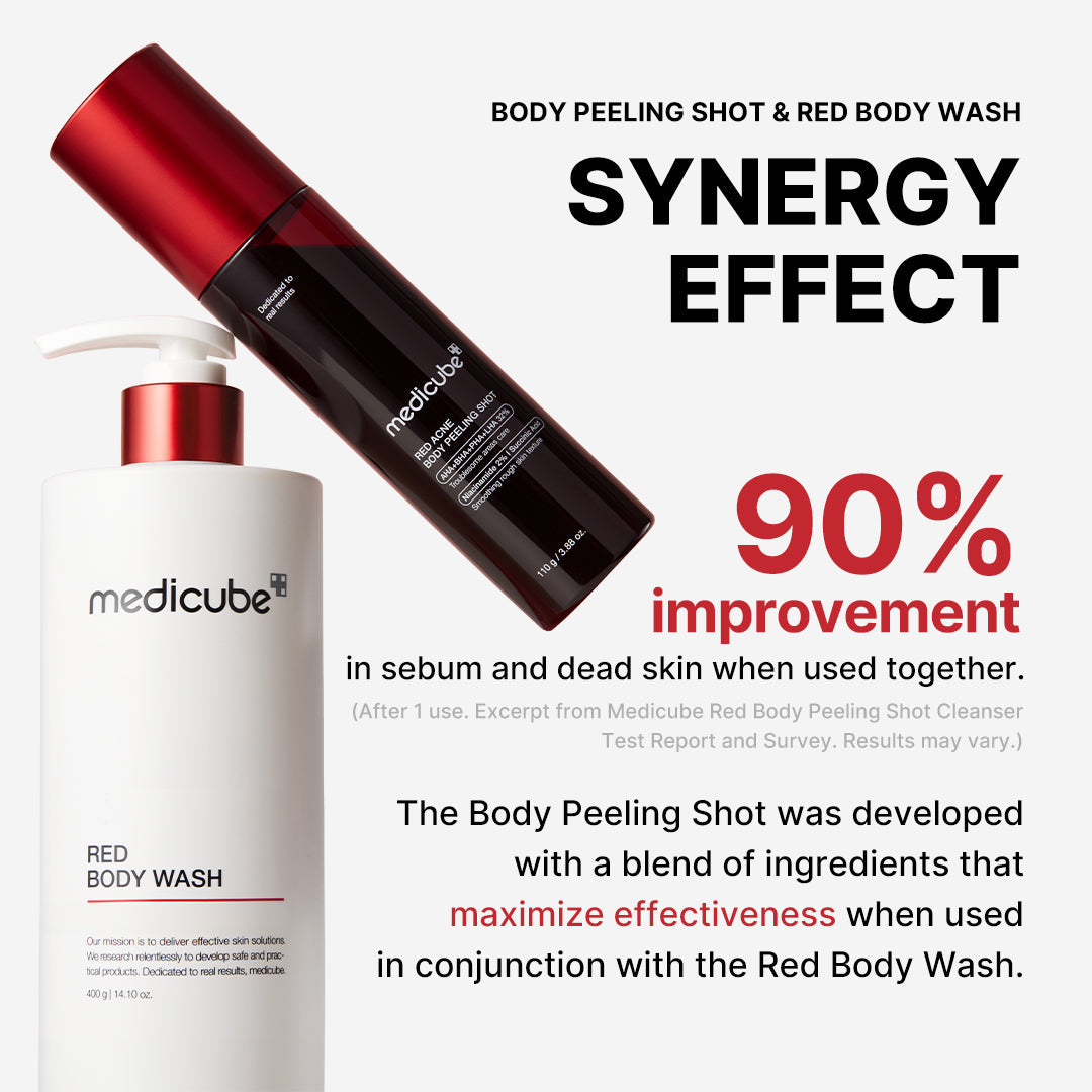Red Body Peeling Shot Cleanser T8