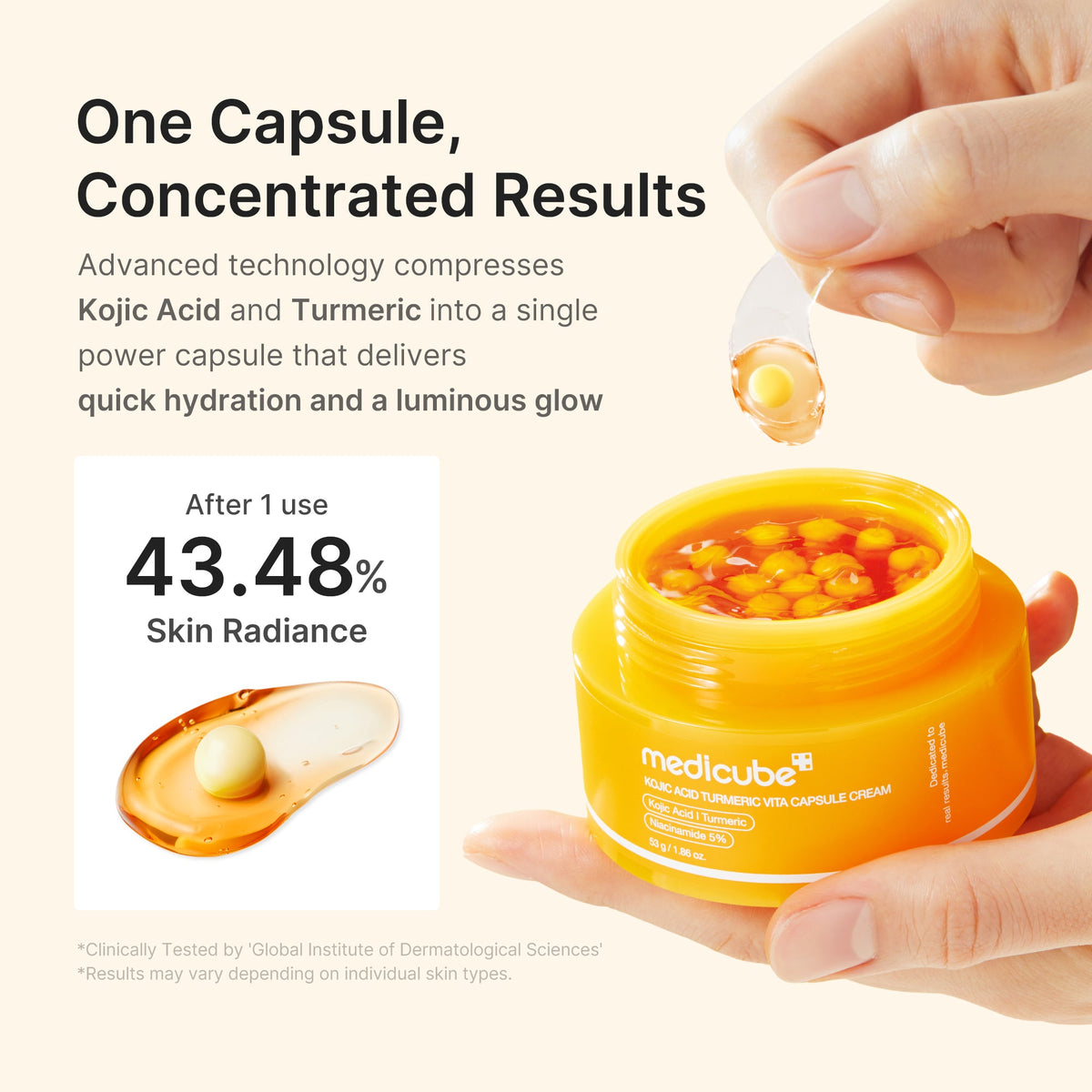 Kojic Acid Turmeric Vita Capsule Cream I4