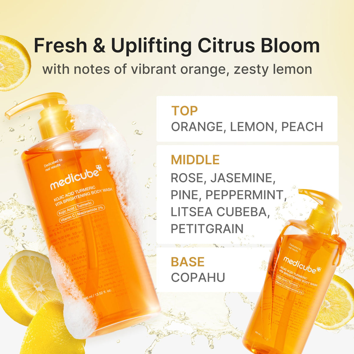 Kojic Acid Turmeric Brightening Body Wash G5