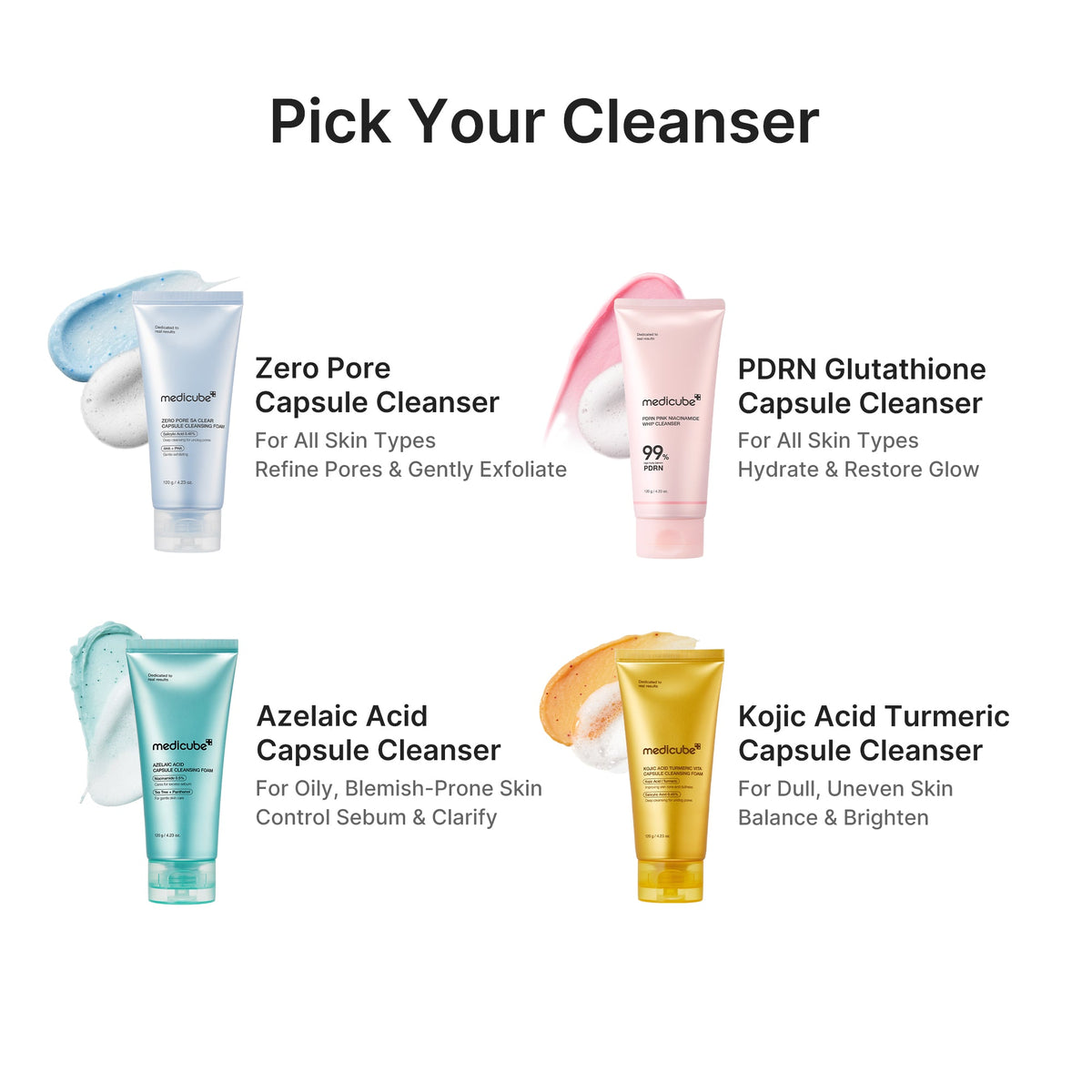 Kojic Acid Turmeric Vita Capsule Foam Cleanser X2