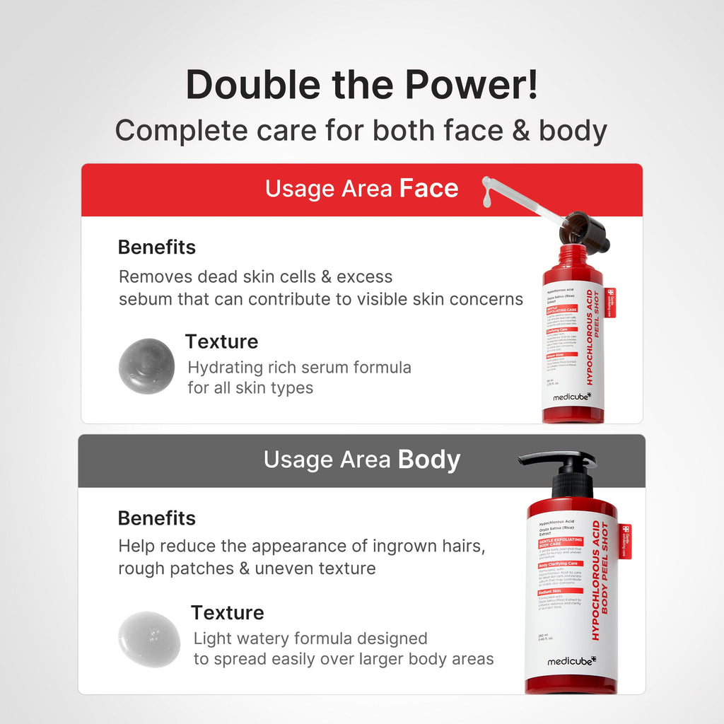 Hypochlorous Acid Rice Body Peel Shot C2
