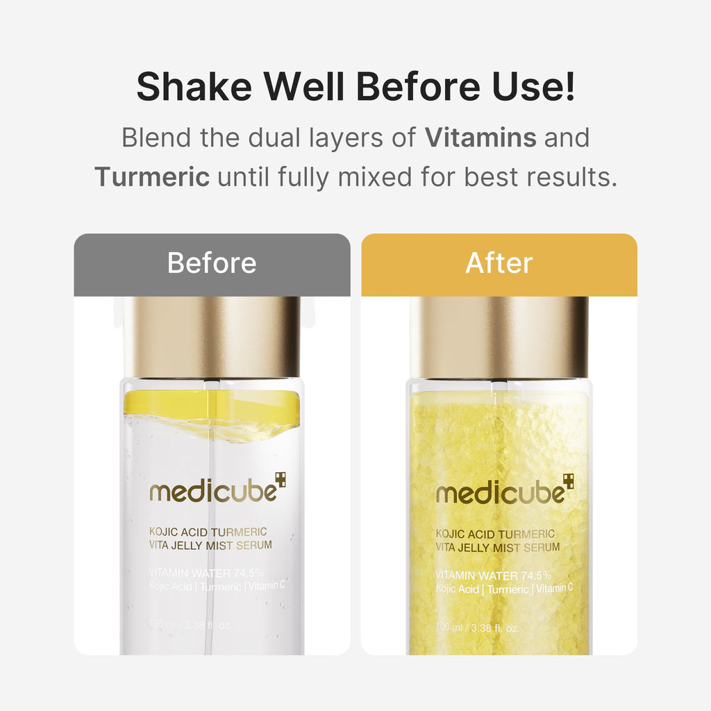 Kojic Acid Turmeric Vitamin Gold Jelly Mist Serum V0