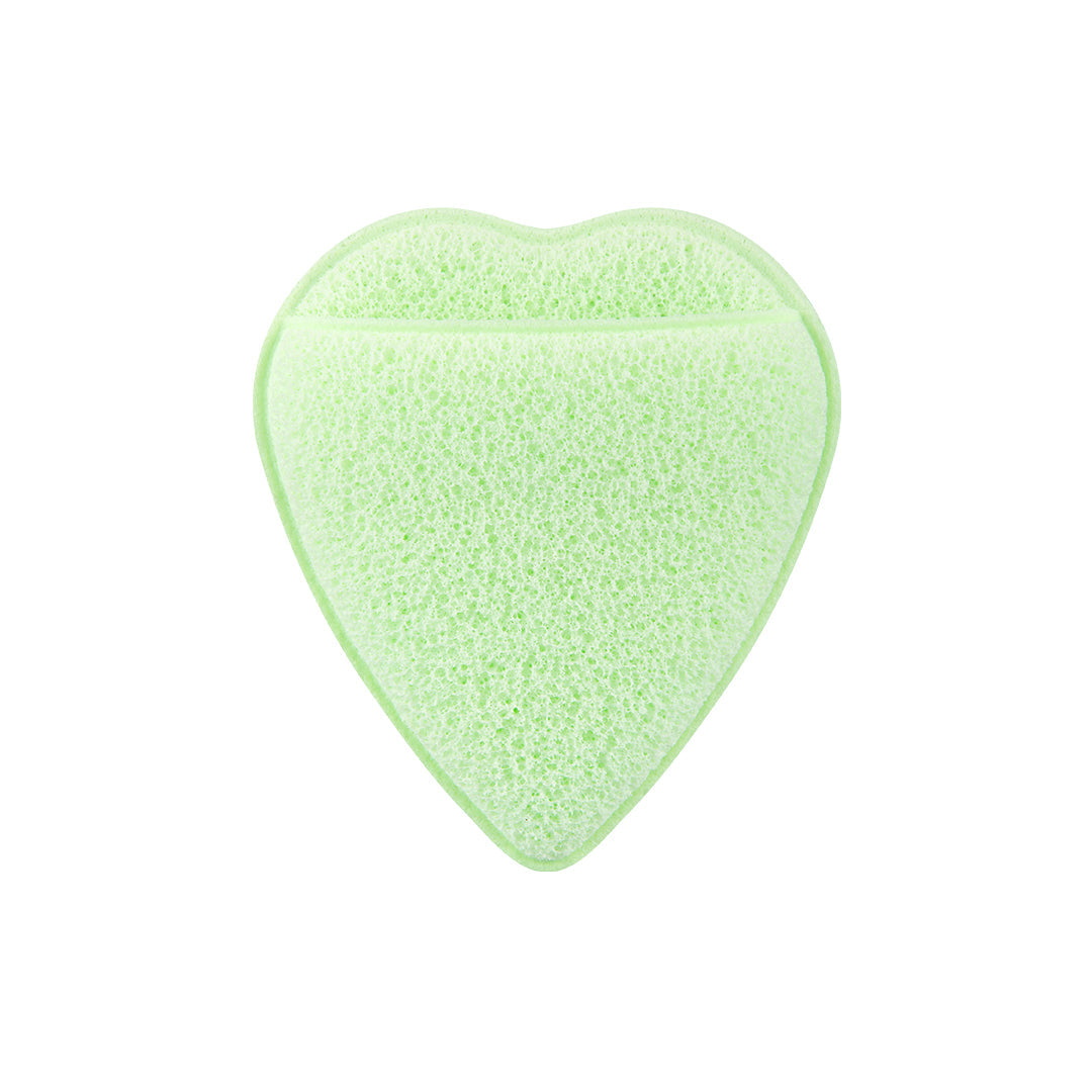 Clover Heart Facial Sponge D2