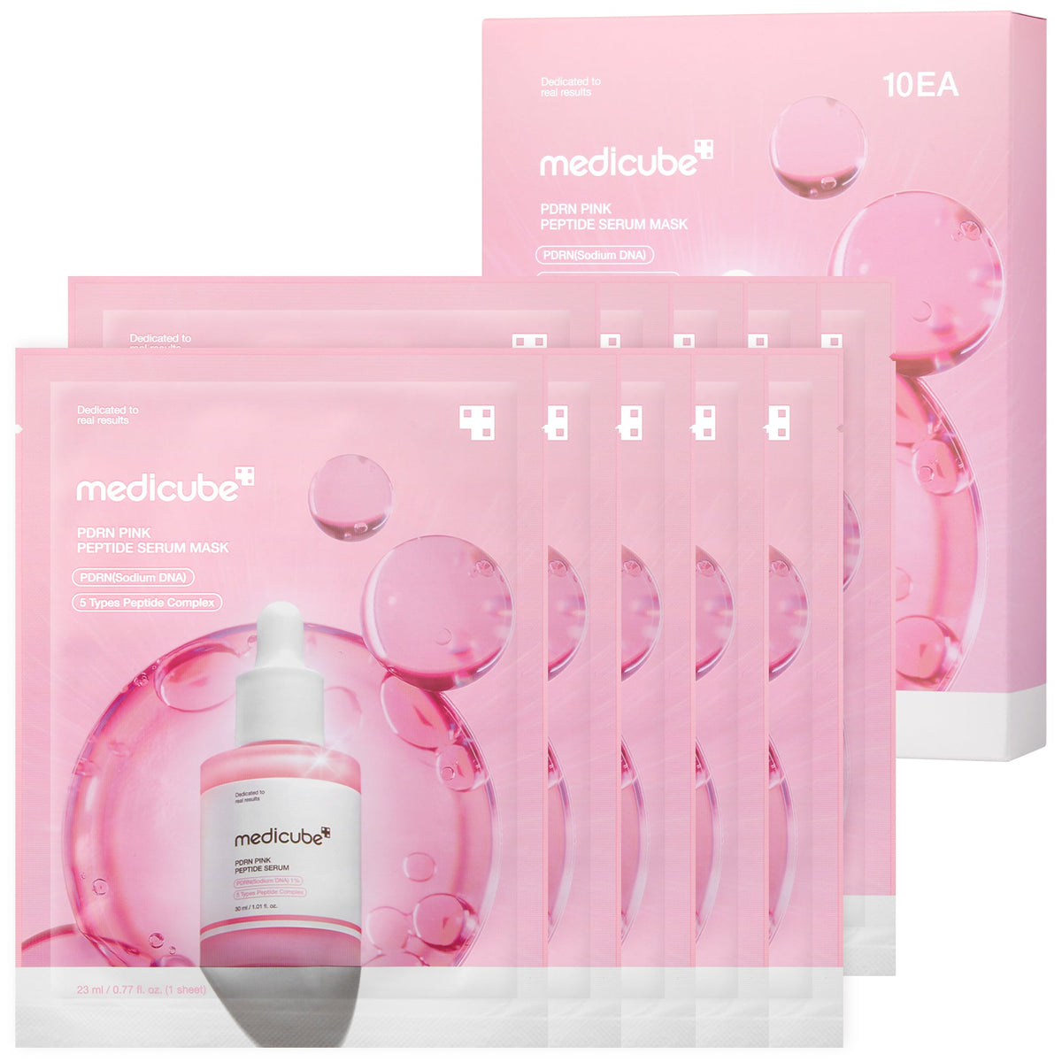 PDRN Pink Peptide Ampoule Mask E6