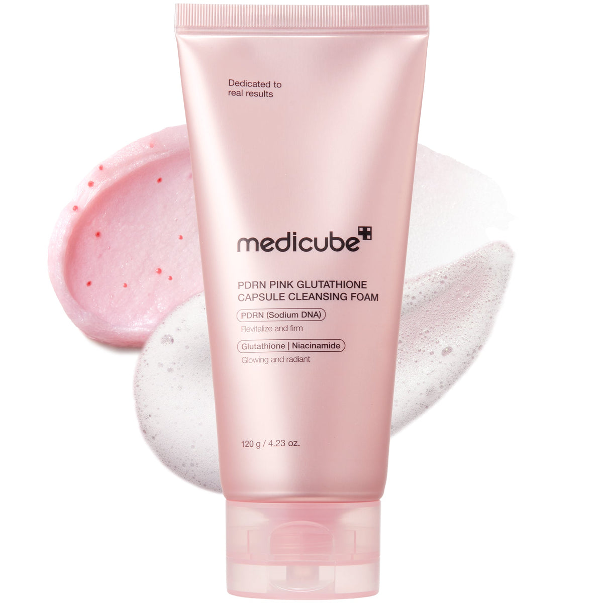 PDRN Pink Glutathione Capsule Foam Cleanser L7