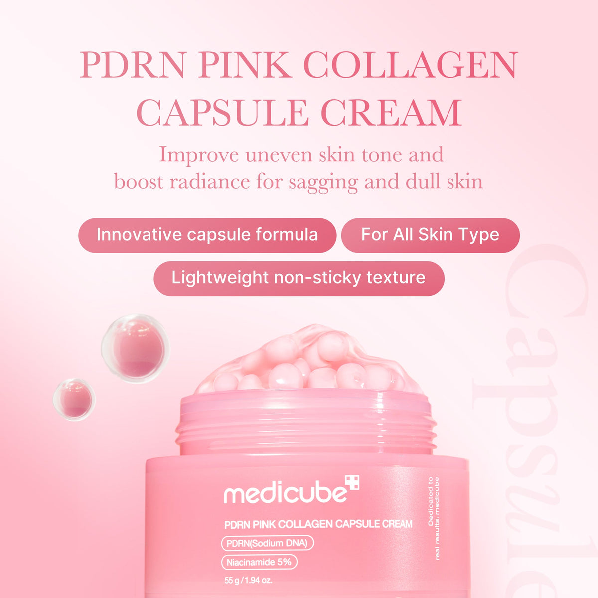 PDRN Pink Collagen Capsule Cream R9