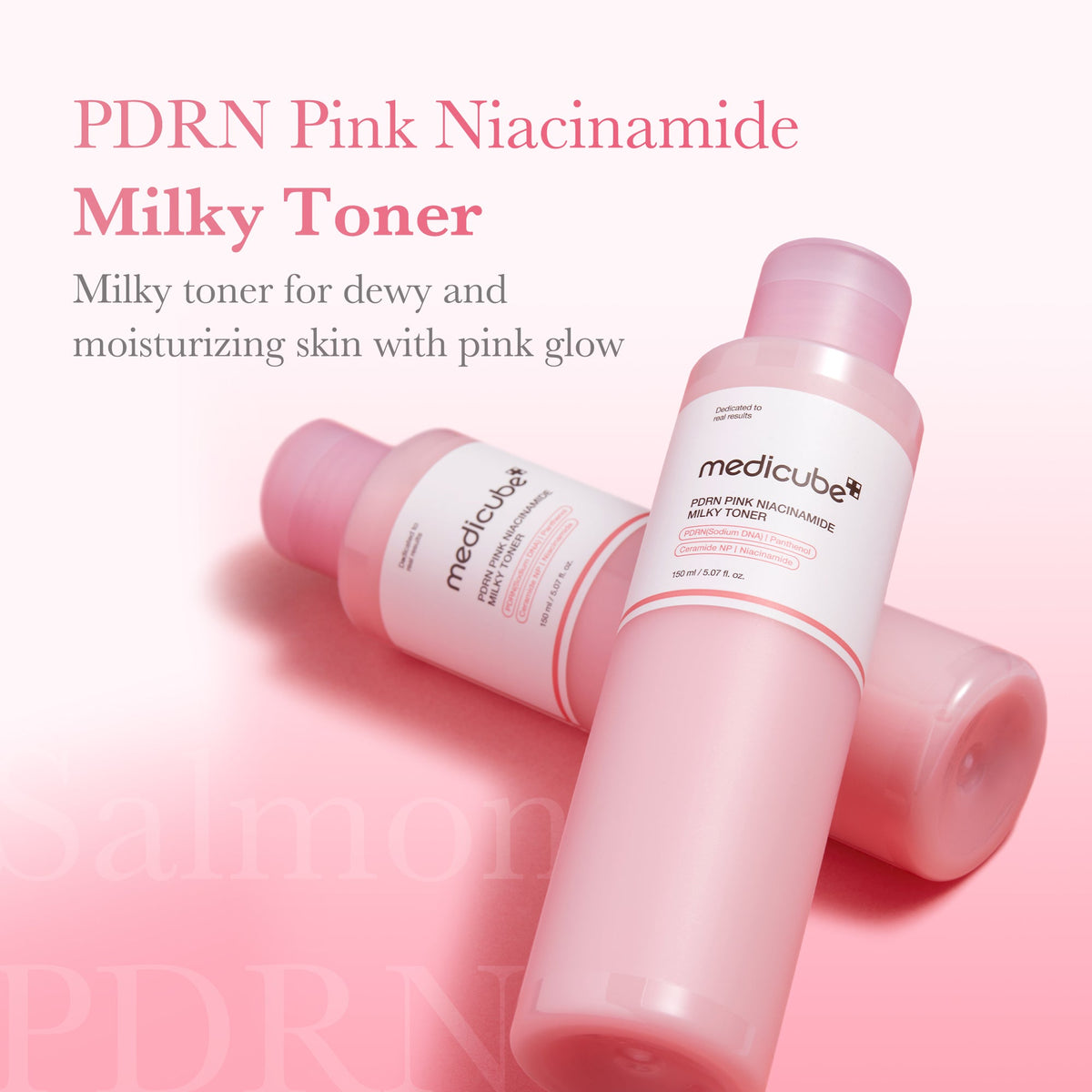 PDRN Pink Niacinamide Milky Toner H2