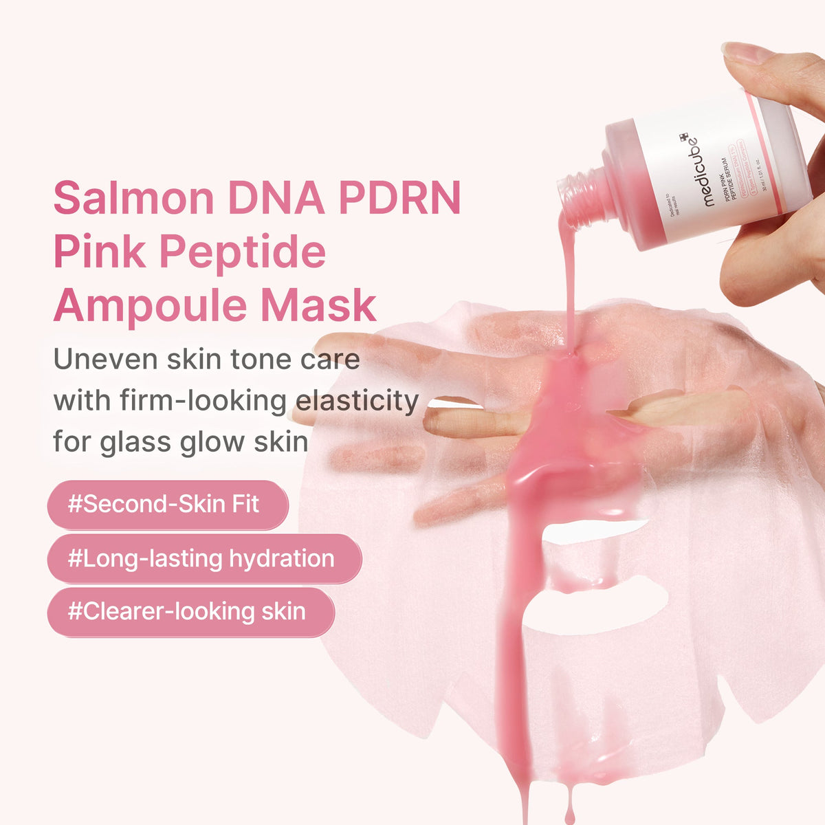 PDRN Pink Peptide Ampoule Mask E6