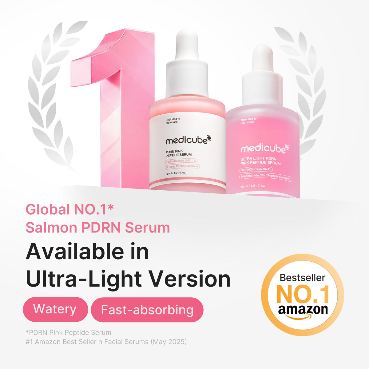 Ultra Light PDRN Pink Peptide Serum C1