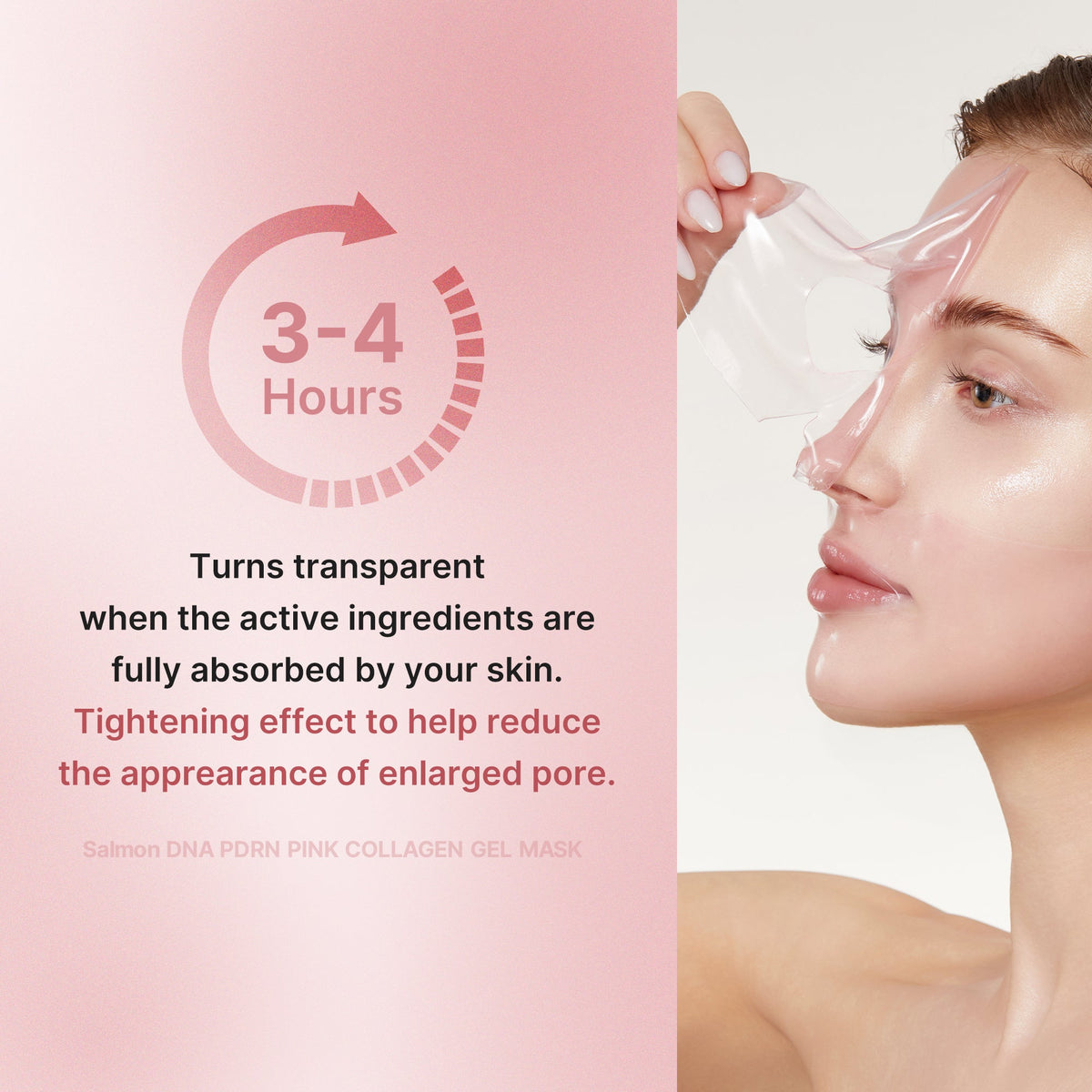 Salmon PDRN Pink Collagen Jelly Gel Mask G3