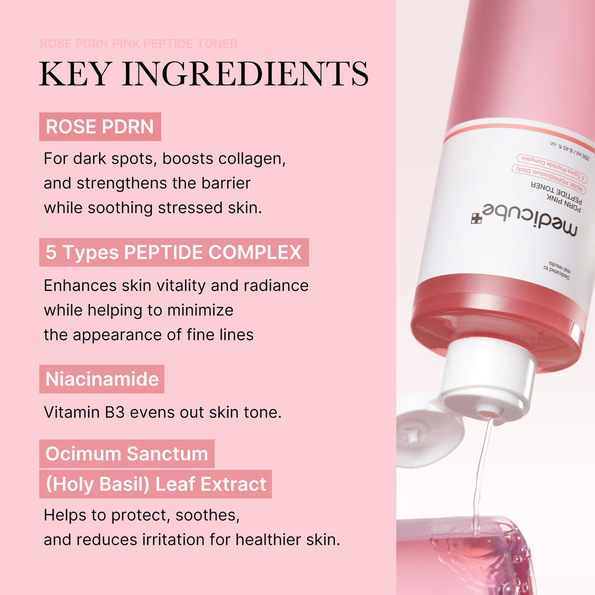 PDRN Pink Peptide Toner E1