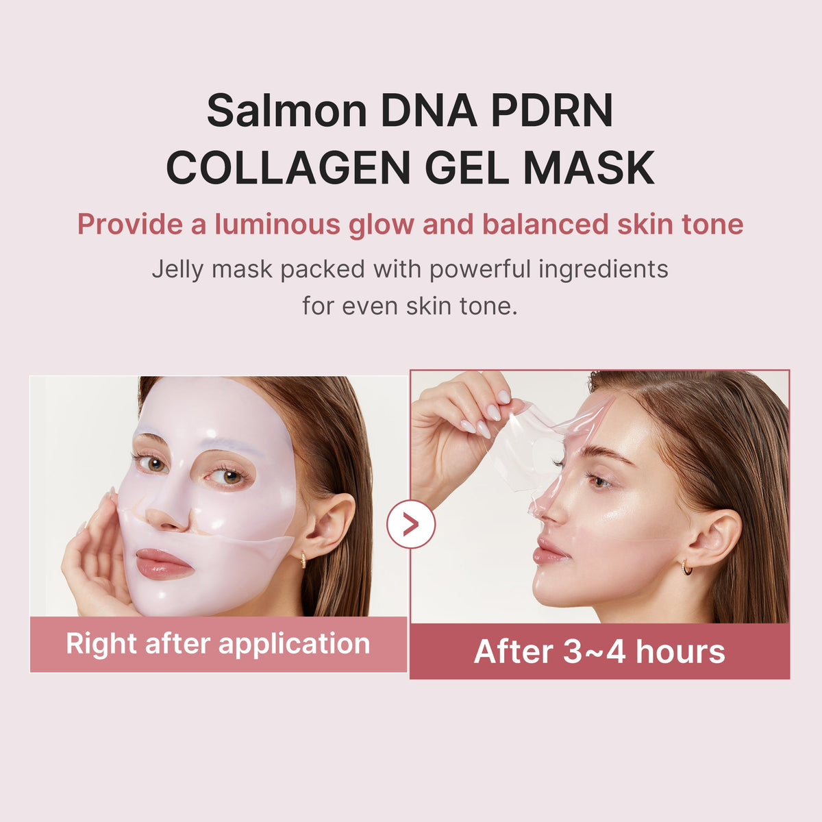 Salmon PDRN Pink Collagen Jelly Gel Mask G3