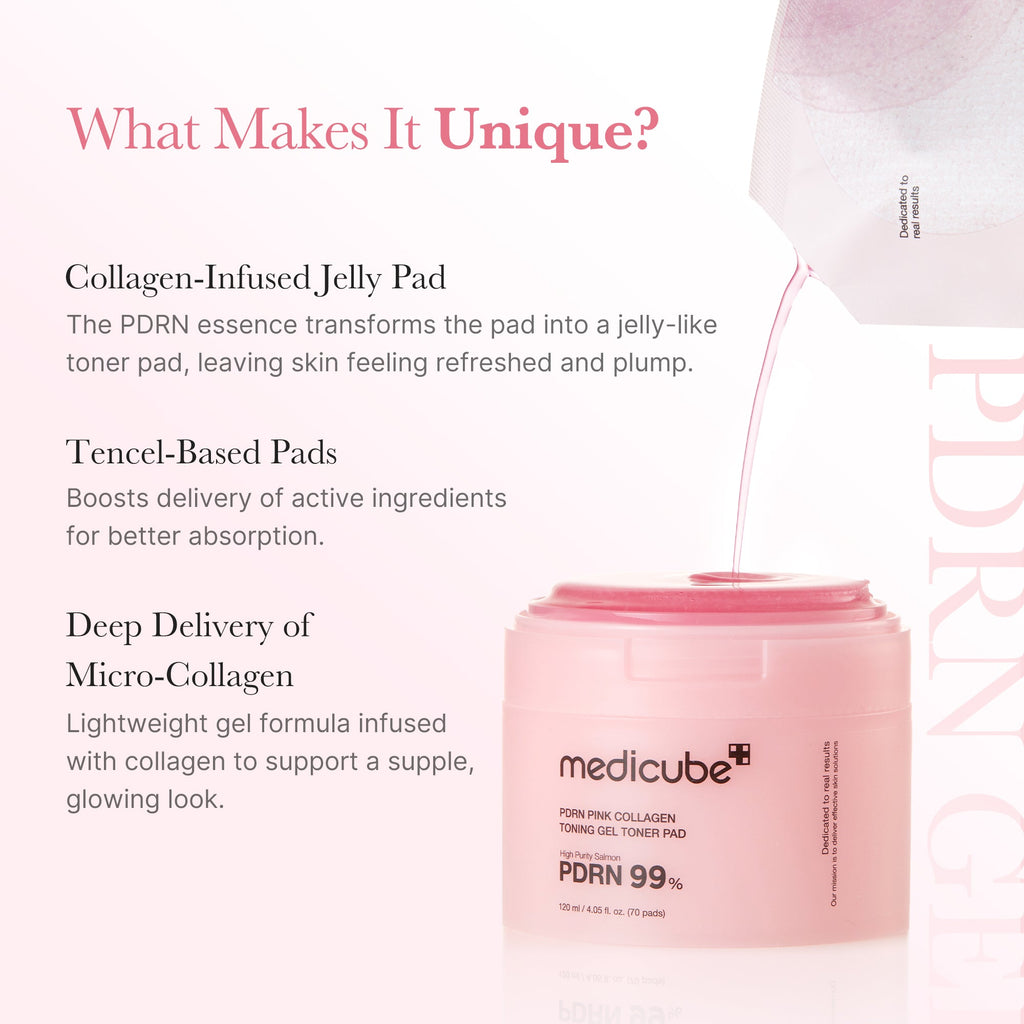 PDRN Pink Collagen Gel Toner Pad M9