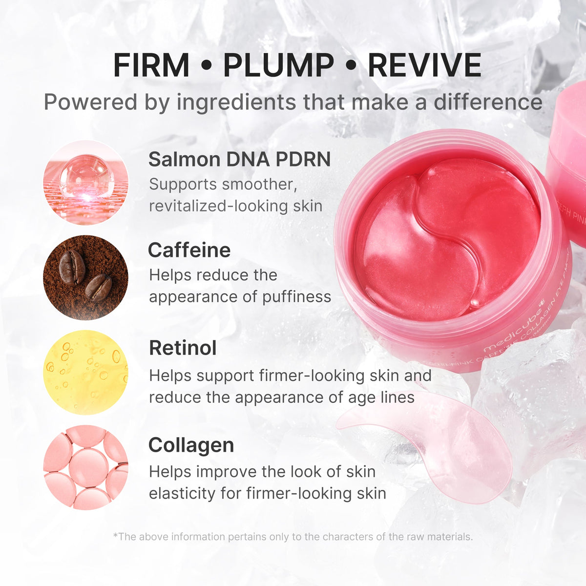 PDRN Caffeine Collagen Eye Patch V8