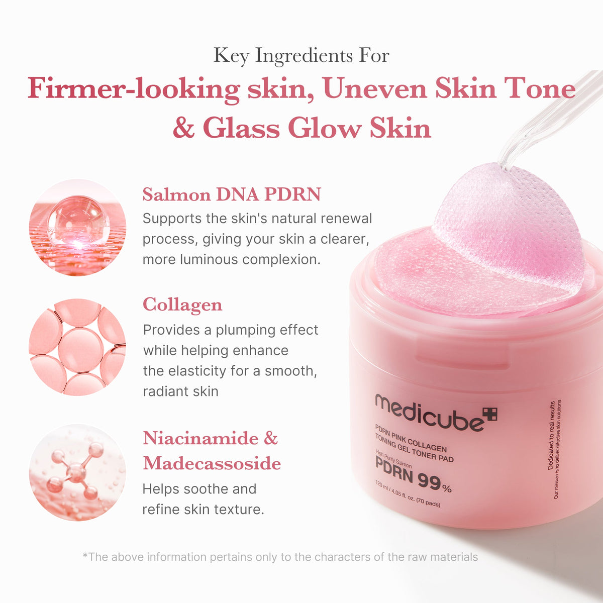 PDRN Pink Collagen Gel Toner Pad M9