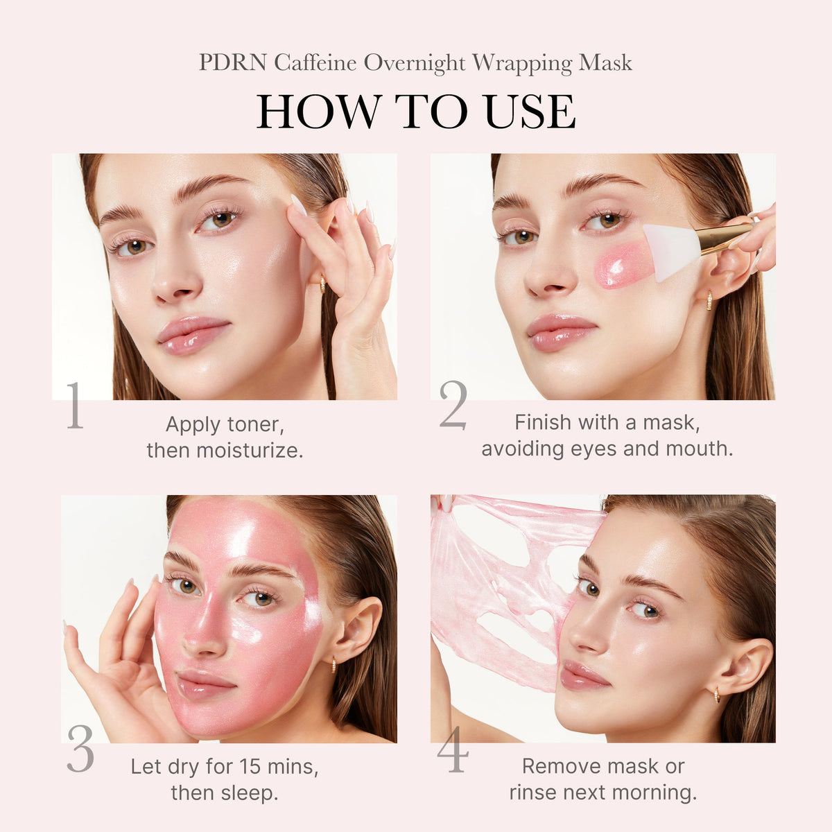PDRN Pink Caffeine Overnight Wrapping Mask B5