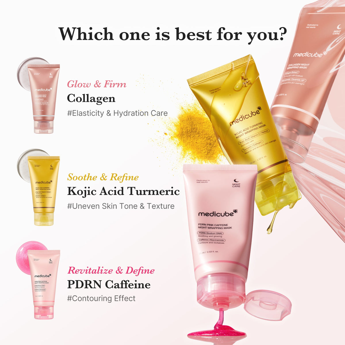 PDRN Pink Caffeine Overnight Wrapping Mask B5