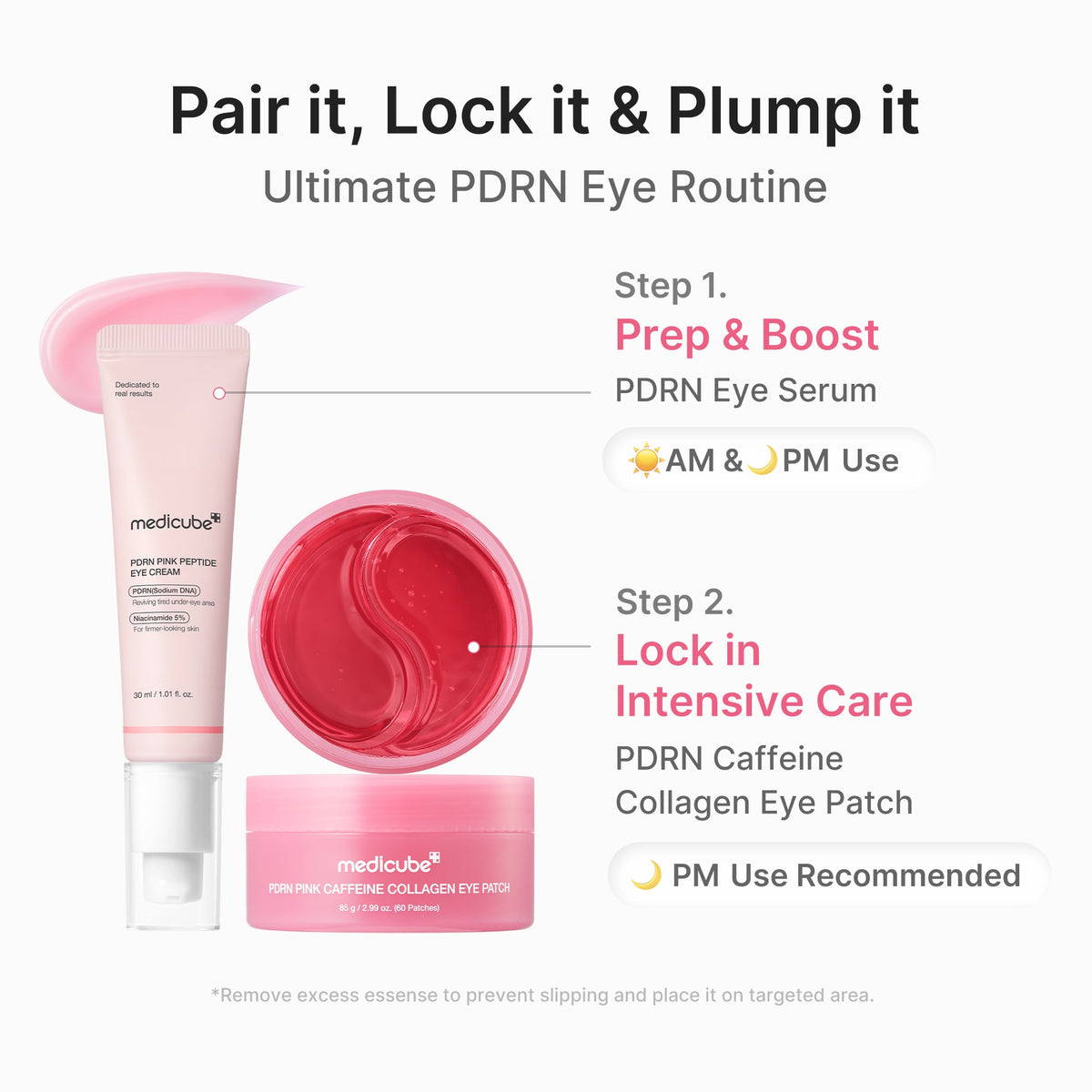 PDRN Caffeine Collagen Eye Patch V8