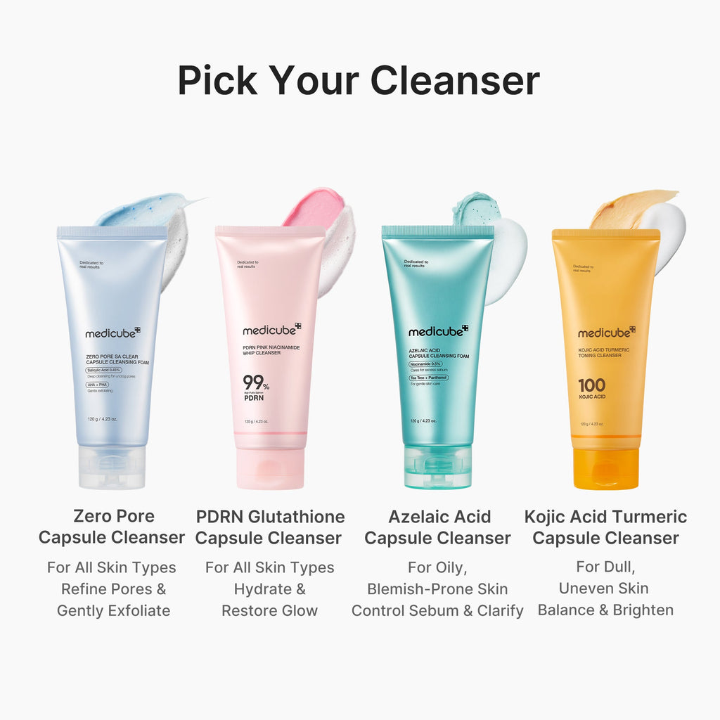 PDRN Pink Glutathione Capsule Foam Cleanser L7