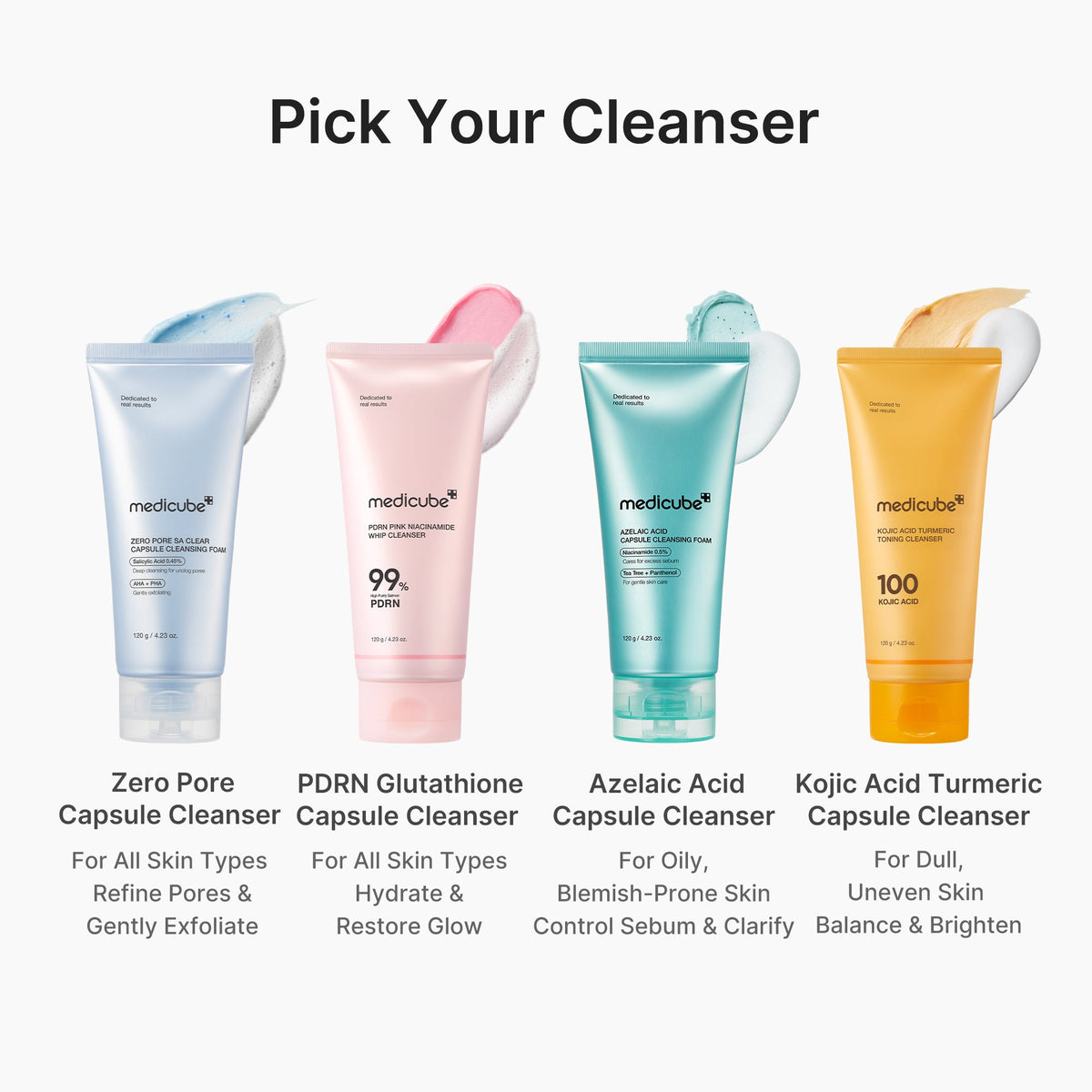PDRN Pink Glutathione Capsule Foam Cleanser L7
