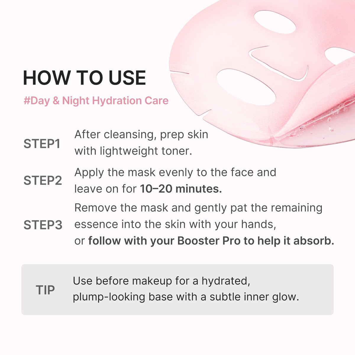 PDRN Pink Peptide Ampoule Mask E6