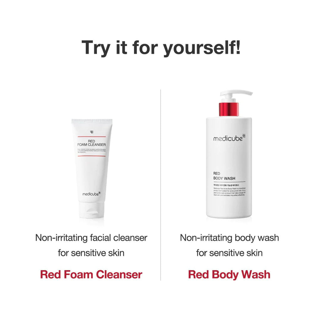 Red Body Wash X3