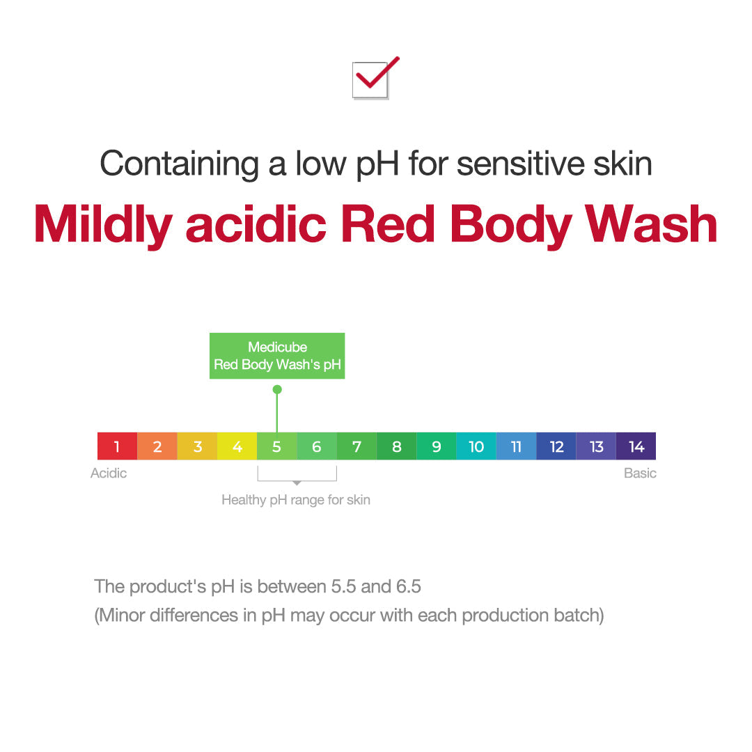 Red Body Wash X3